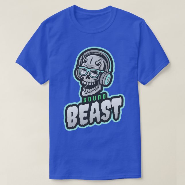 Camiseta Sound Beast Music Techno EDM Cyberpunk Rave (Diseño del anverso)