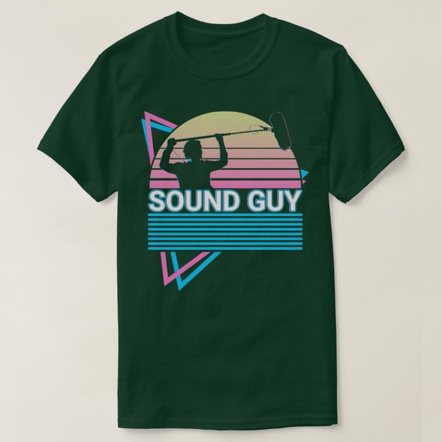 Camiseta Sound Guy Retro (Diseño del anverso)