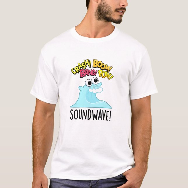 Camiseta Sound Wave Funny Ocean Pun (Anverso)
