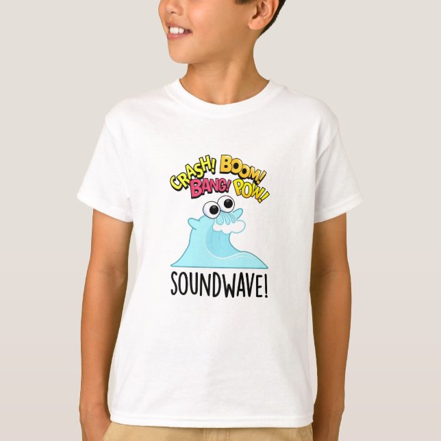 Camiseta Sound Wave Funny Ocean Pun (Anverso)