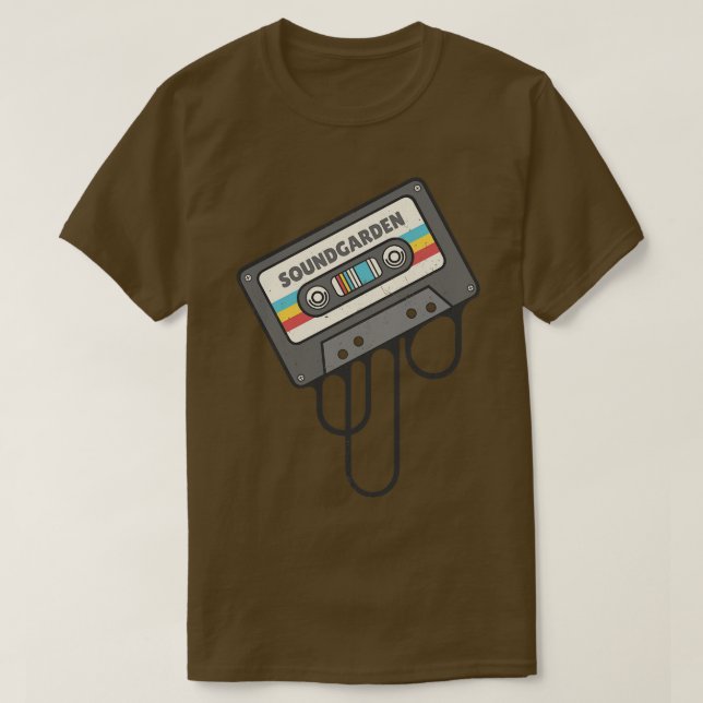 Camiseta Soundgarden Cassette Retro (Diseño del anverso)