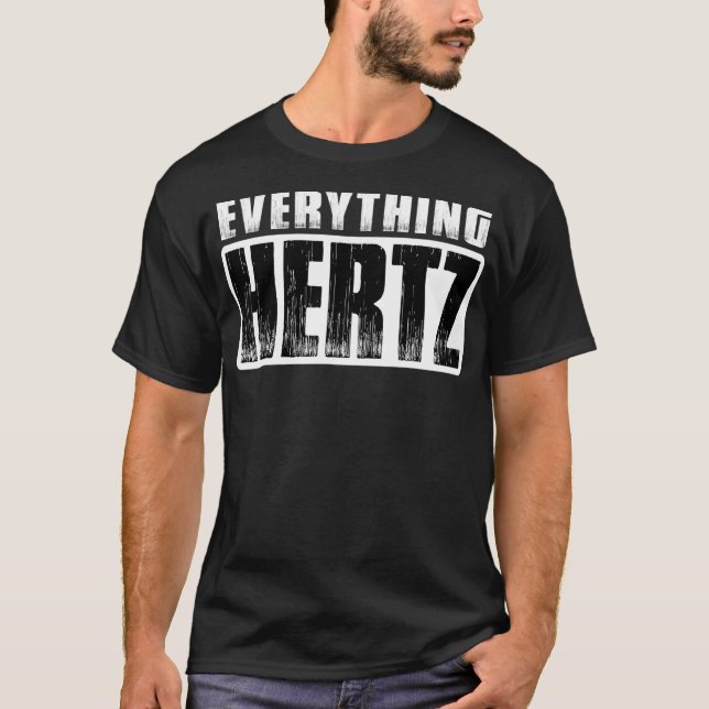 CAMISETA SOUNY GUY AUDIO ENGINEER HERTZ (Anverso)