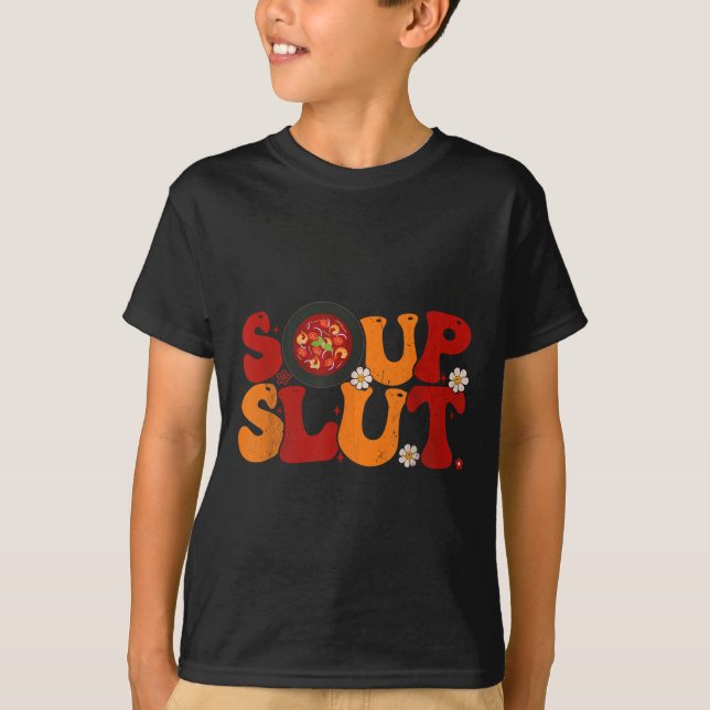 Camiseta Soup Groovy Thanksgiving Christmas Sarcastic Sayin (Anverso)