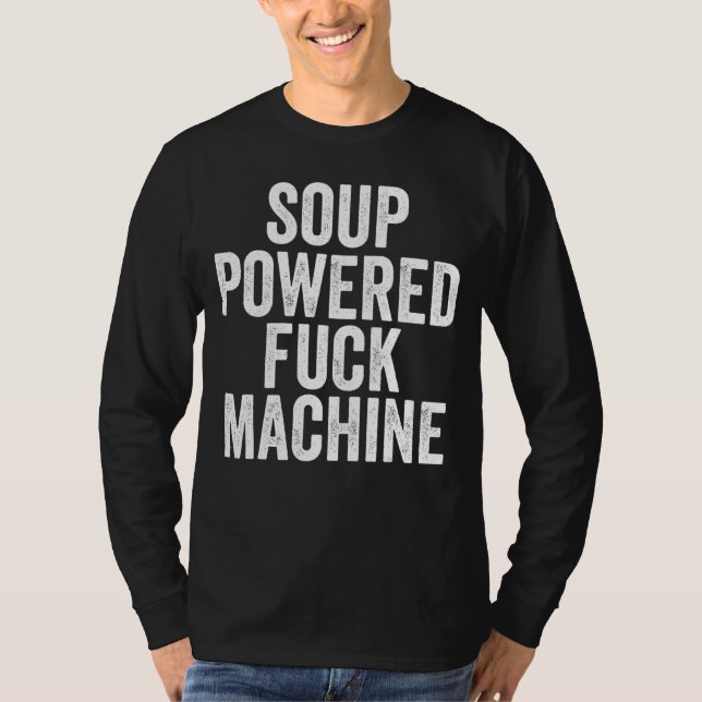 Camiseta Soup Powder F ck Machine (Anverso)