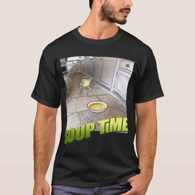 Camiseta Soup Time Frog Meme (Anverso)