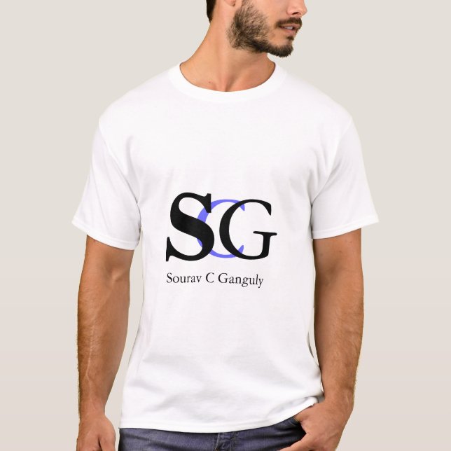 Camiseta Sourav Ganguly (SCG) (Anverso)