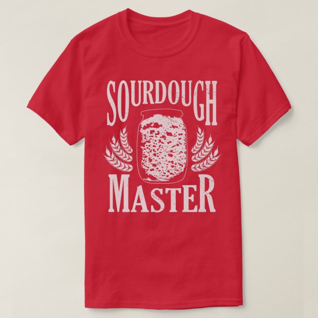 Camiseta Sourdough Master Flour Water Baking Bakaaraina B (Diseño del anverso)
