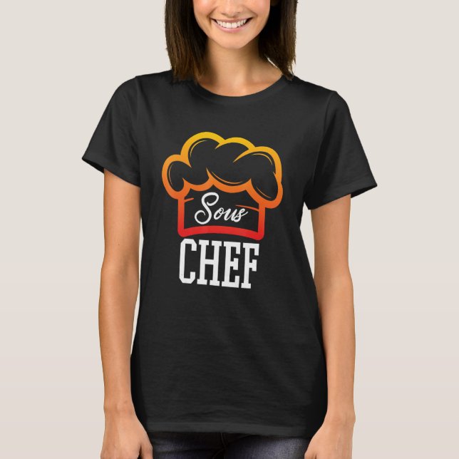 Camiseta Sous Chef Professional o Home Cook (Anverso)