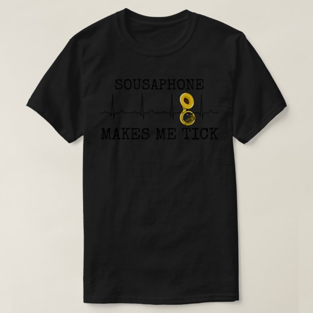 Camiseta Sousaphone Me Hace Marcar La Tasa Sousaphonista De (Diseño del anverso)