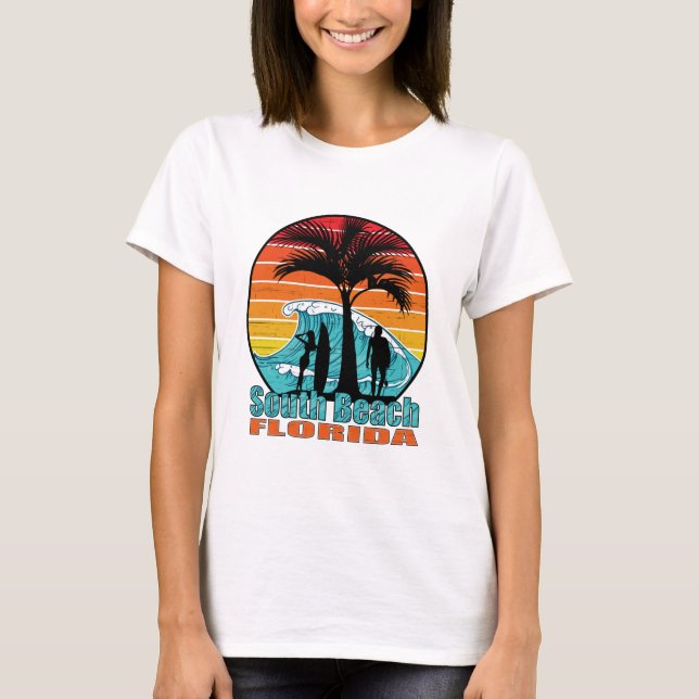 Camiseta South Beach Florida (Anverso)
