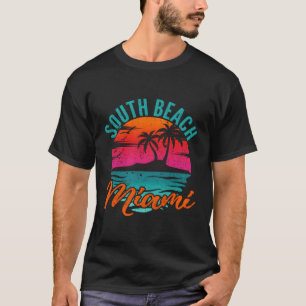 Camiseta South Beach Miami Florida Vacaciones Grun
