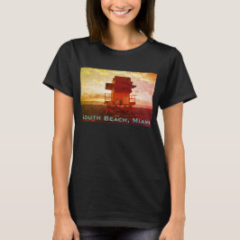 Camiseta South Beach, Miami Lifeguard Tower (Surf Rescue)