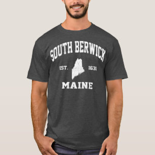 Camiseta South Berwick Maine ME estilo atlético de estado v