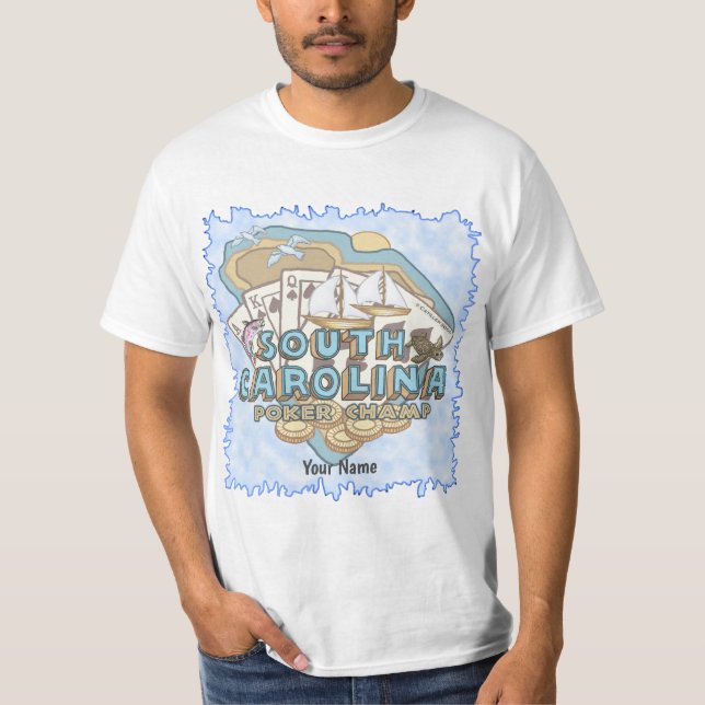 Camiseta South Carolina Poker (Anverso)
