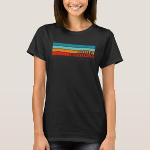 Camiseta South Carolina USA Colorful Stripes Guay Vintage