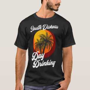 Camiseta South Dakota Day Bebe Retro Beach Summer Families