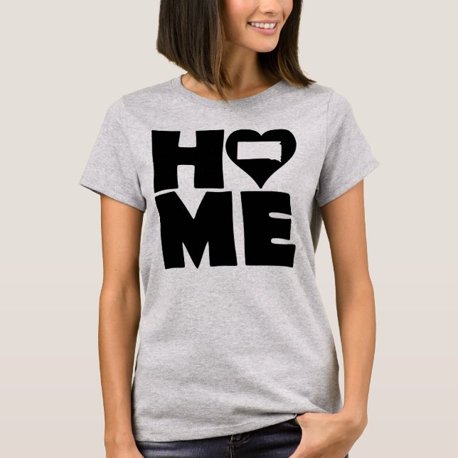 Camiseta South Dakota Home Heart State Tees (Anverso)