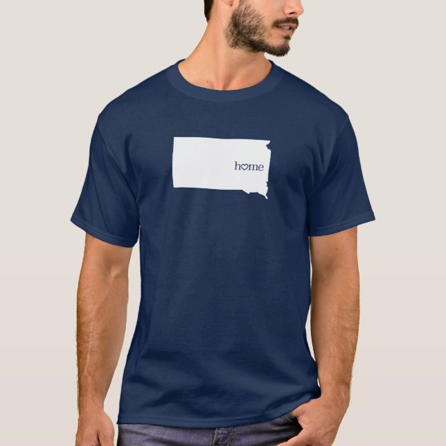 Camiseta South Dakota Home State SD-Shirt (Anverso)
