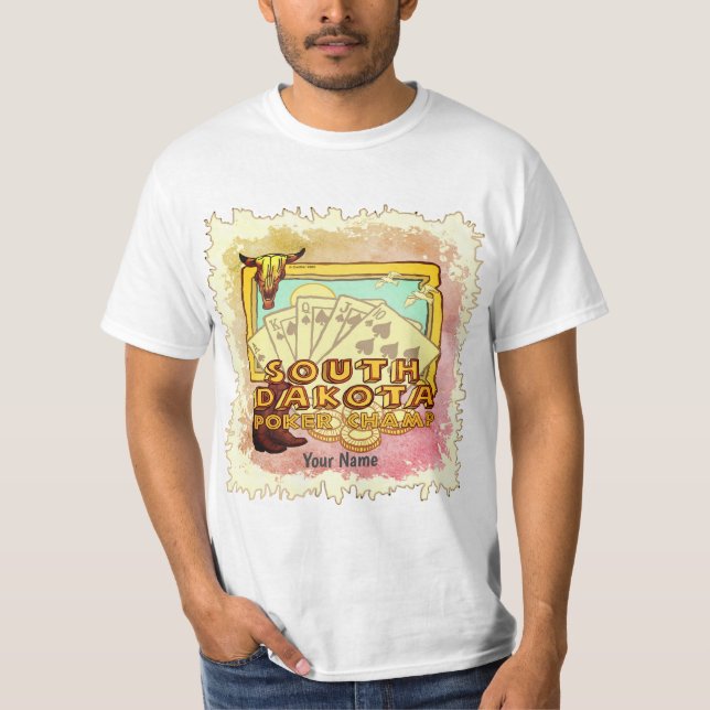 Camiseta South Dakota Poker (Anverso)