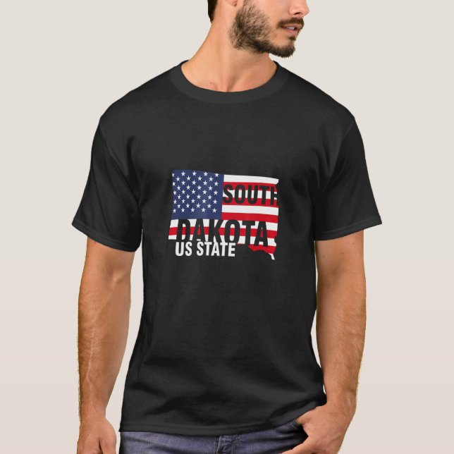 Camiseta South Dakota US State (Anverso)
