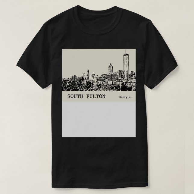 Camiseta South Fulton Georgia TShirt 2 (Diseño del anverso)