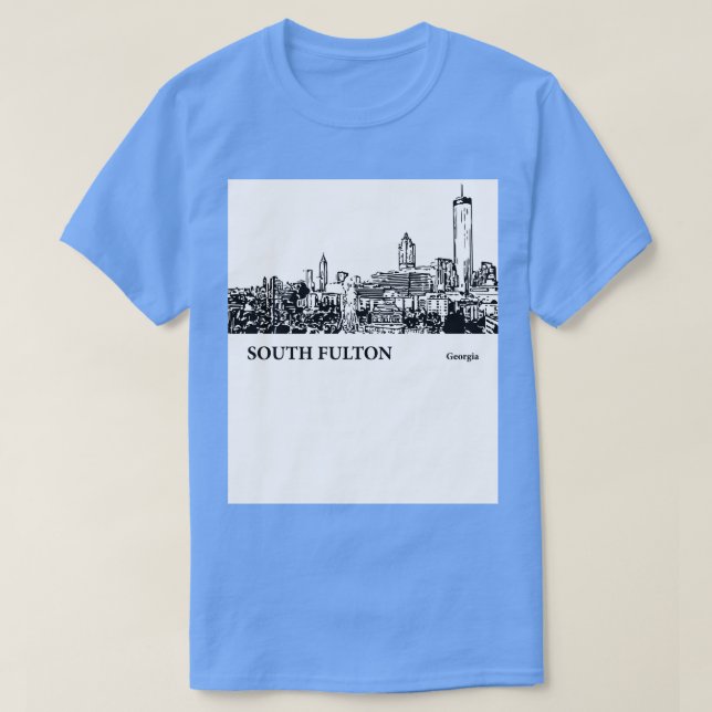 Camiseta South Fulton Georgia TShirt 3 (Diseño del anverso)
