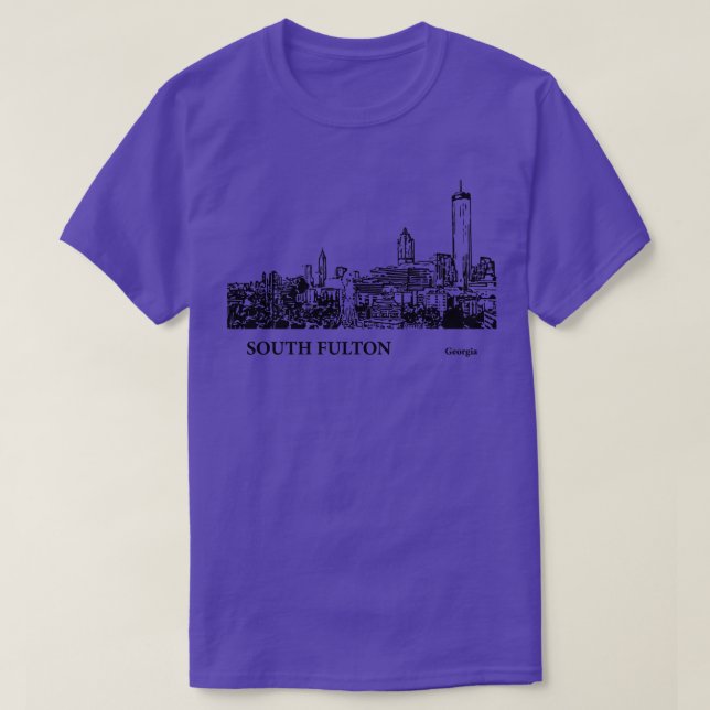 Camiseta South Fulton Georgia TShirt 4 (Diseño del anverso)
