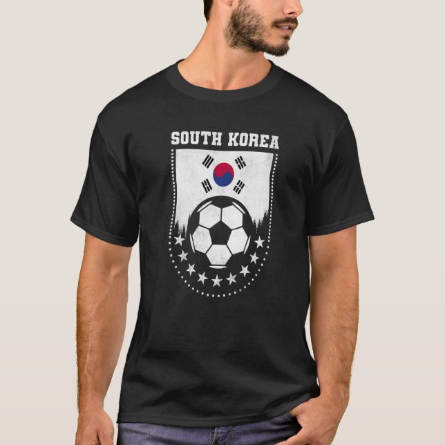 Camiseta South Korea Flag Soccer Fan   (Anverso)