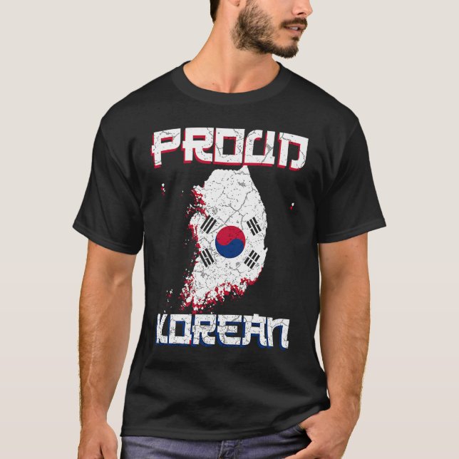 Camiseta South Korea Korean Proud Seoul Busan Incheon Daegu (Anverso)