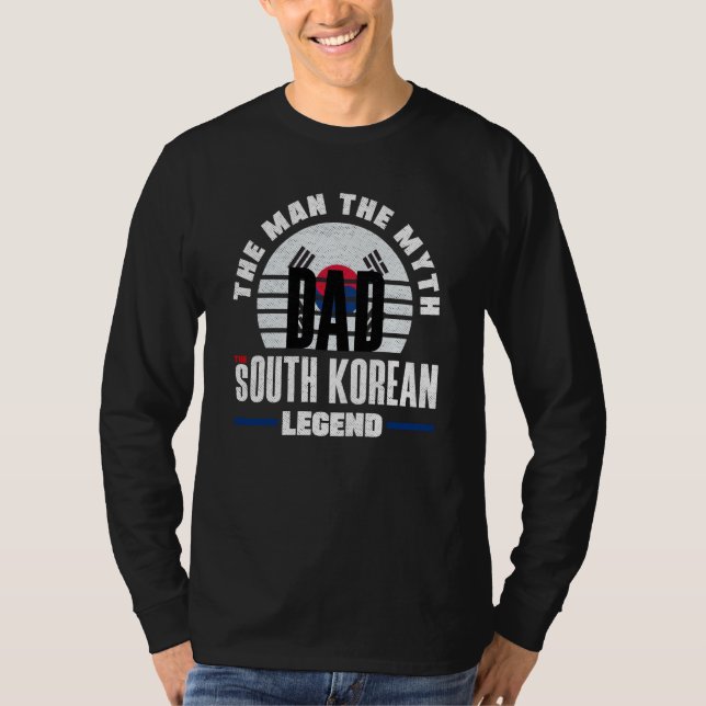 Camiseta South Korea South Korean South Korea Flag Fathers  (Anverso)
