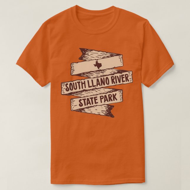 Camiseta South Llano River State Park Texas TX Wilderness  (Diseño del anverso)