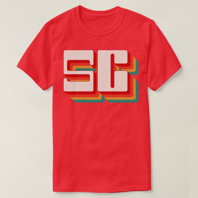 Camiseta South olina (Diseño del anverso)