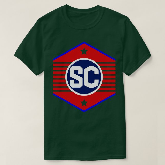 Camiseta South olina (Diseño del anverso)