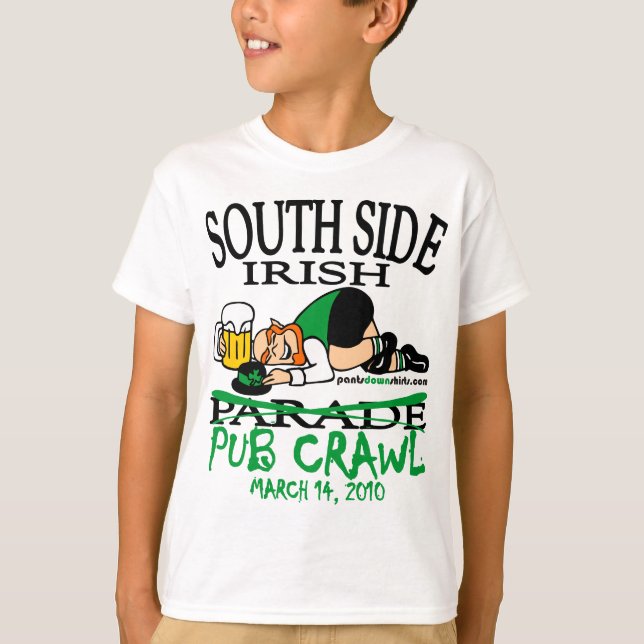 CAMISETA SOUTH SIDE IRISH PUB CRAWL (Anverso)