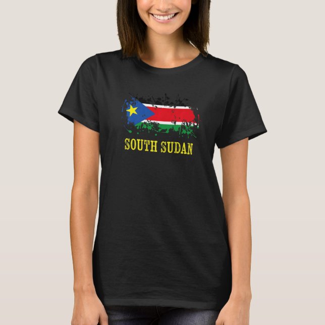 Camiseta South Sudian enthusiasts for South Sudan and South (Anverso)