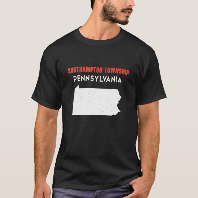 Camiseta Southampton township Pennsylvania USA State Americ (Anverso)
