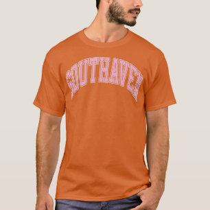 Camiseta Southaven Mississippi MS Varsity Style Pink Text 1