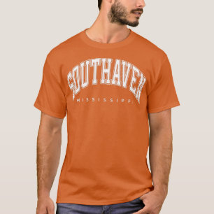 Camiseta Southaven Mississippi MS Varsity Style White Text 
