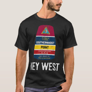 Camiseta Southermost Point Key West Florida Keys Souvenir