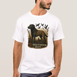 Camiseta Southern Boy Hunting Dog Camo