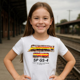 Camiseta Southern Pacific GS-4 Daylight Steam Locomotive