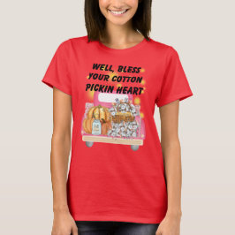 Camiseta Southern Sass Pink Truck & Fall Harvest