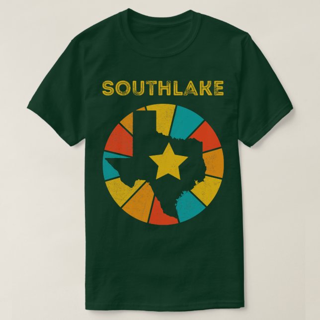 Camiseta Southlake Texas Vintage Distresres Souvenir 1 (Diseño del anverso)