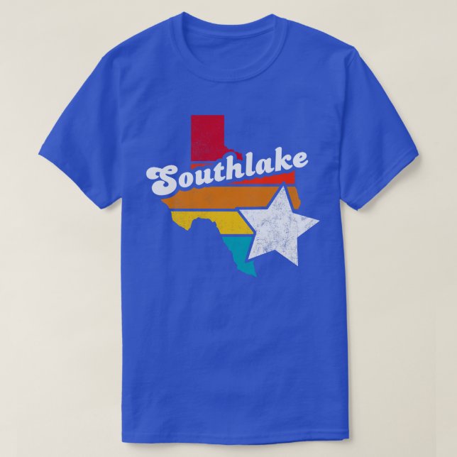 Camiseta Southlake Texas Vintage Distresres Souvenir 2 (Diseño del anverso)