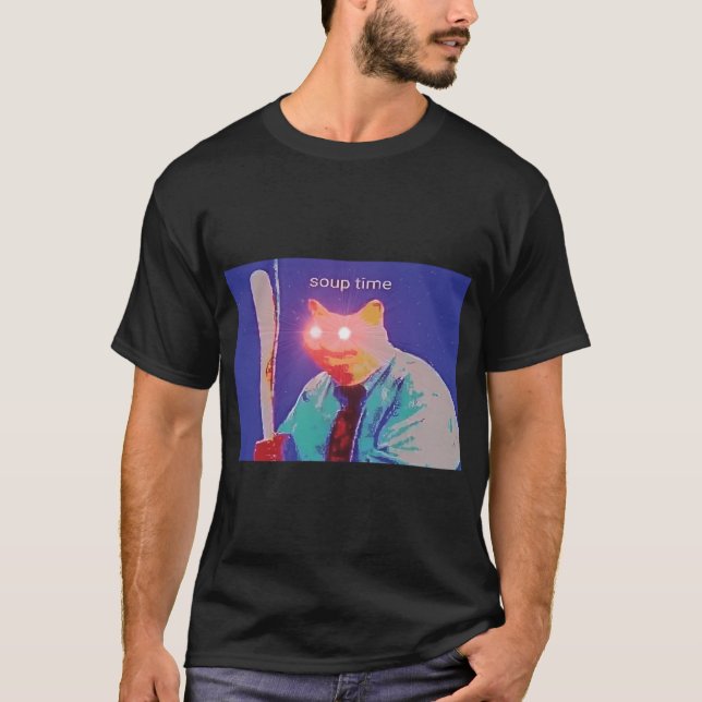 Camiseta Southtime Meme Cat Láser Rojo Ojos (Anverso)