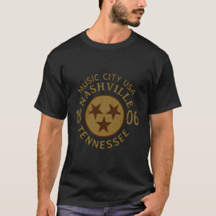 Camiseta Souv Con Problemas En Nashville Tennessee Music Ci
