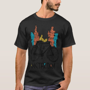 Camiseta Souv para bicicletas Holanda de Ámsterdam