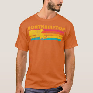Camiseta Souve afligida por la vendimia Northampton Massach