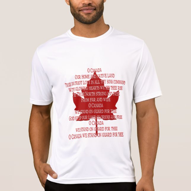 Camiseta Souvenir Canada Anthem Jersey (Anverso)
