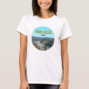 Camiseta Souvenir Coeur d'Alene Idaho